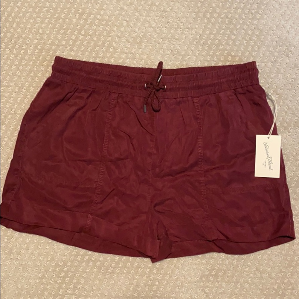 NWT Maroon Universal Thread Soft Shorts, Large